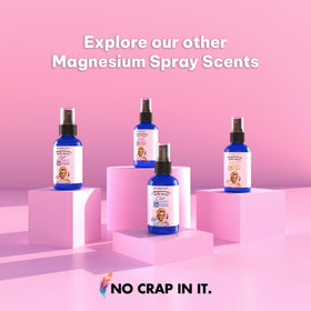 Vue arrière du flacon de spray de magnésium No Crap In It