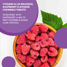 Vue arrière du flacon de vitamine D3 BlueBonnet 90 comprimés