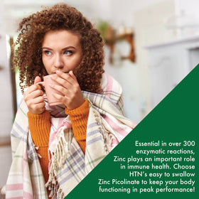 Vue arrière du flacon de Zinc Picolinate 75mg