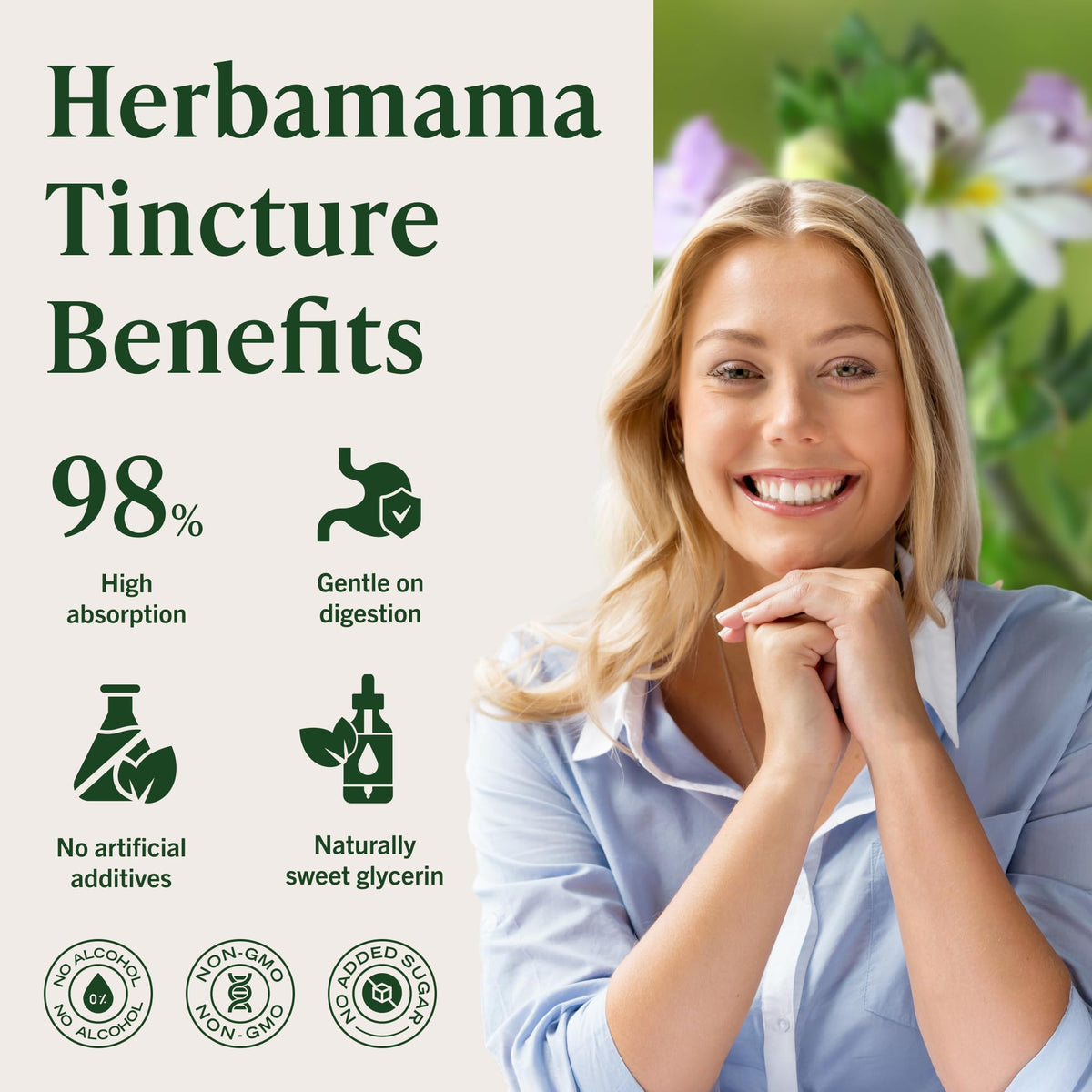Vue arrière du flacon HERBAMAMA Eyebright 150g