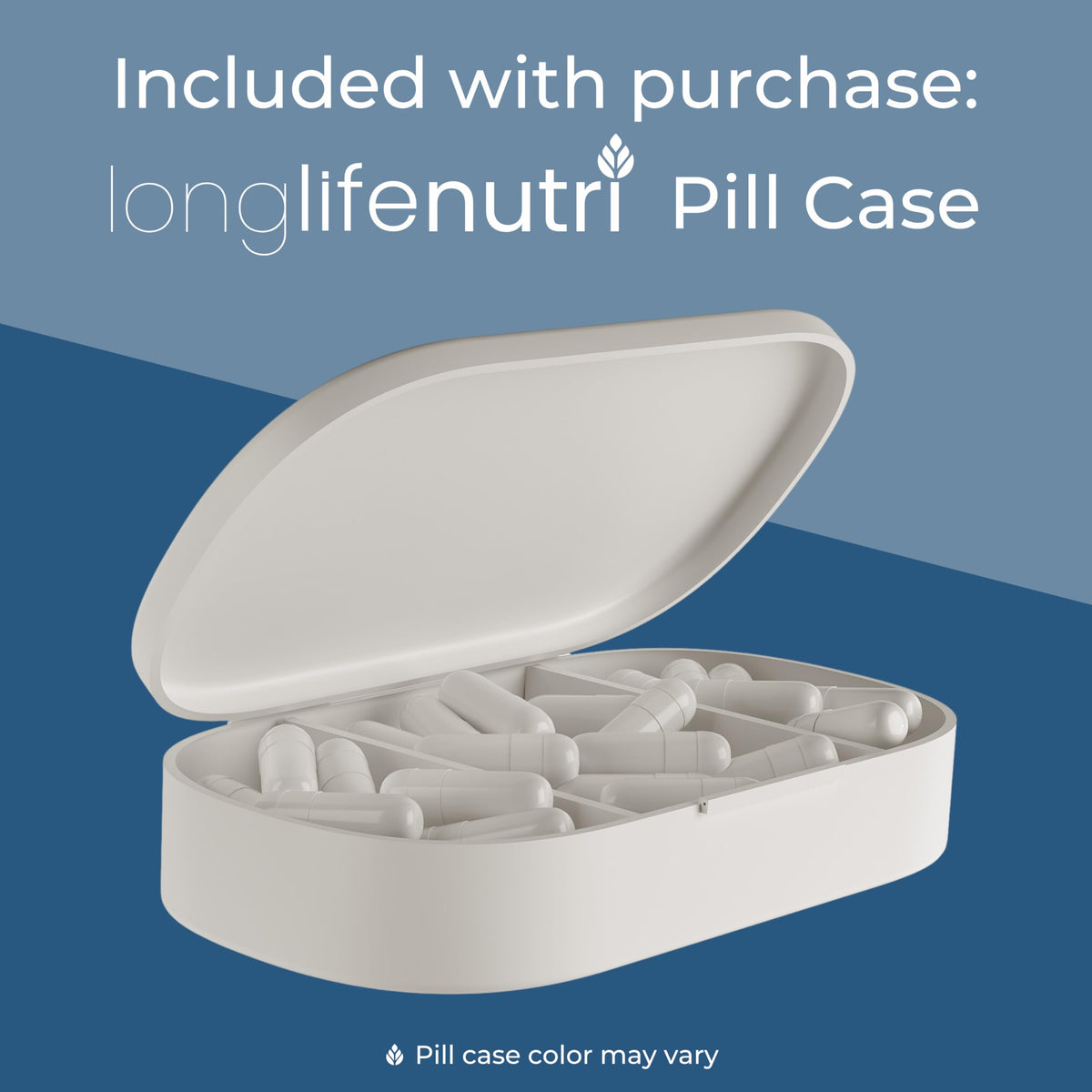 Vue arrière du flacon L-Ergothioneine 25mg LongLifeNutri