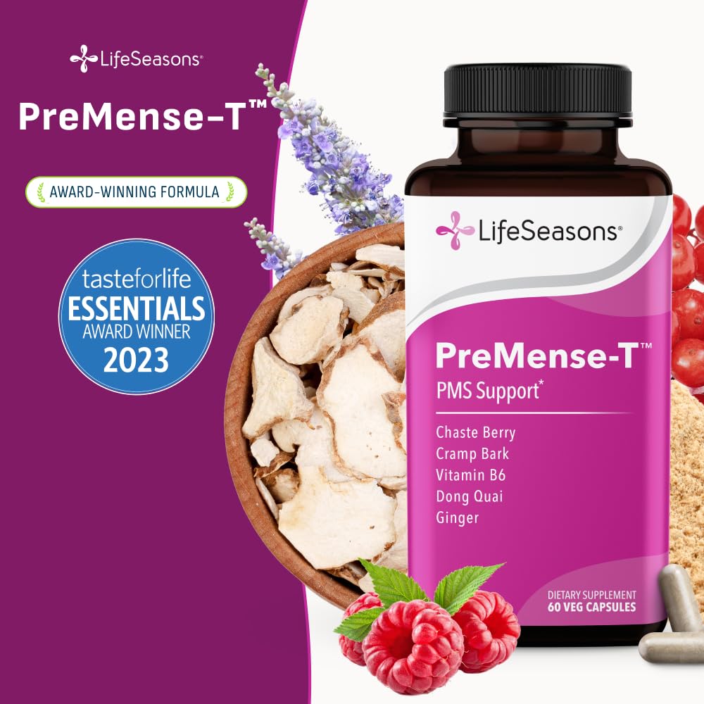 Vue arrière du flacon LifeSeasons Premense-T