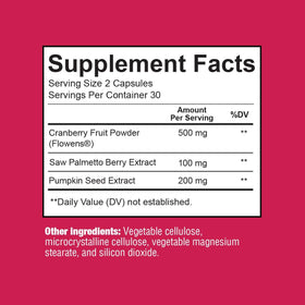 Vue arrière du flacon Sunergetic avec informations nutritionnelles