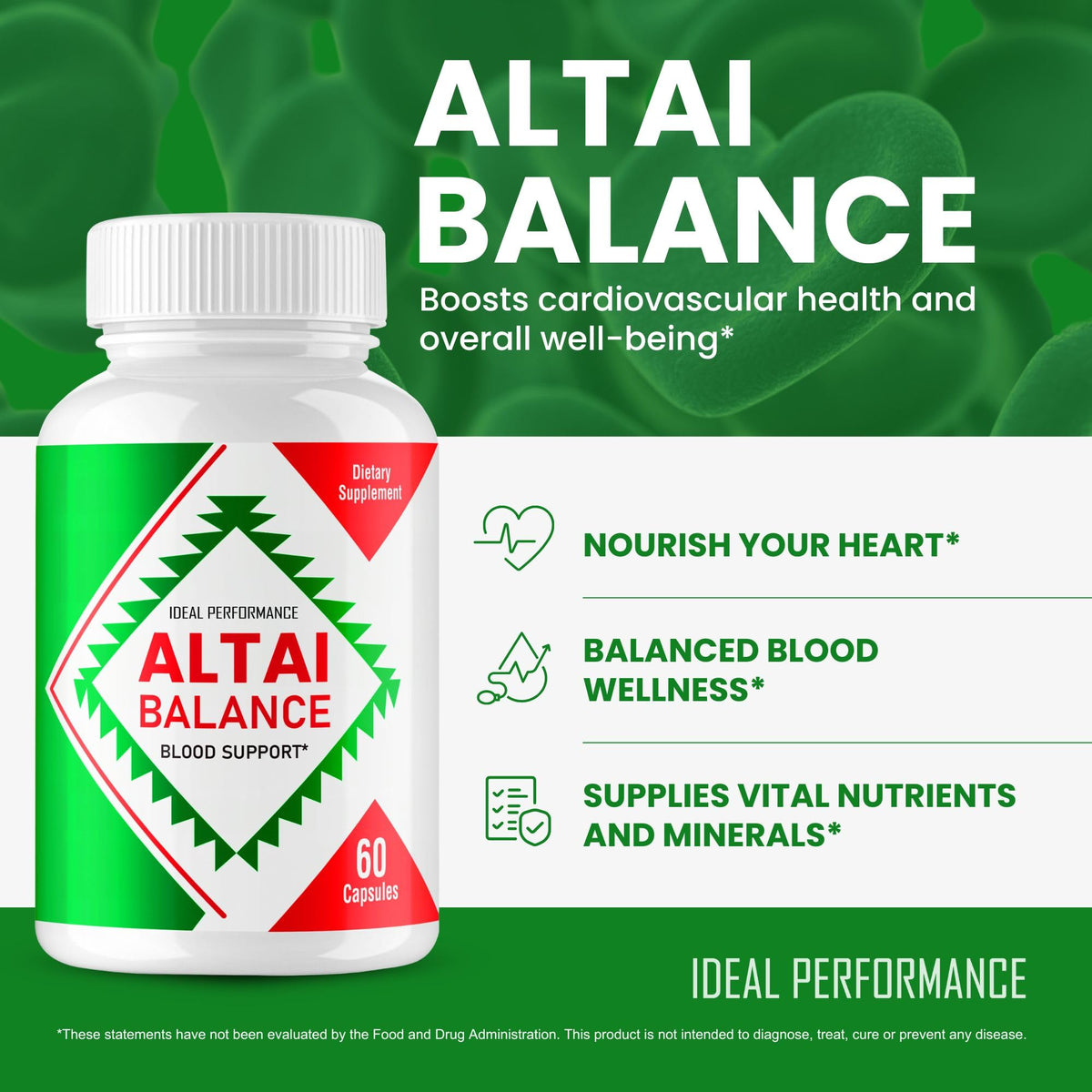 Vue arrière du packaging du complément Altai Balance 499g