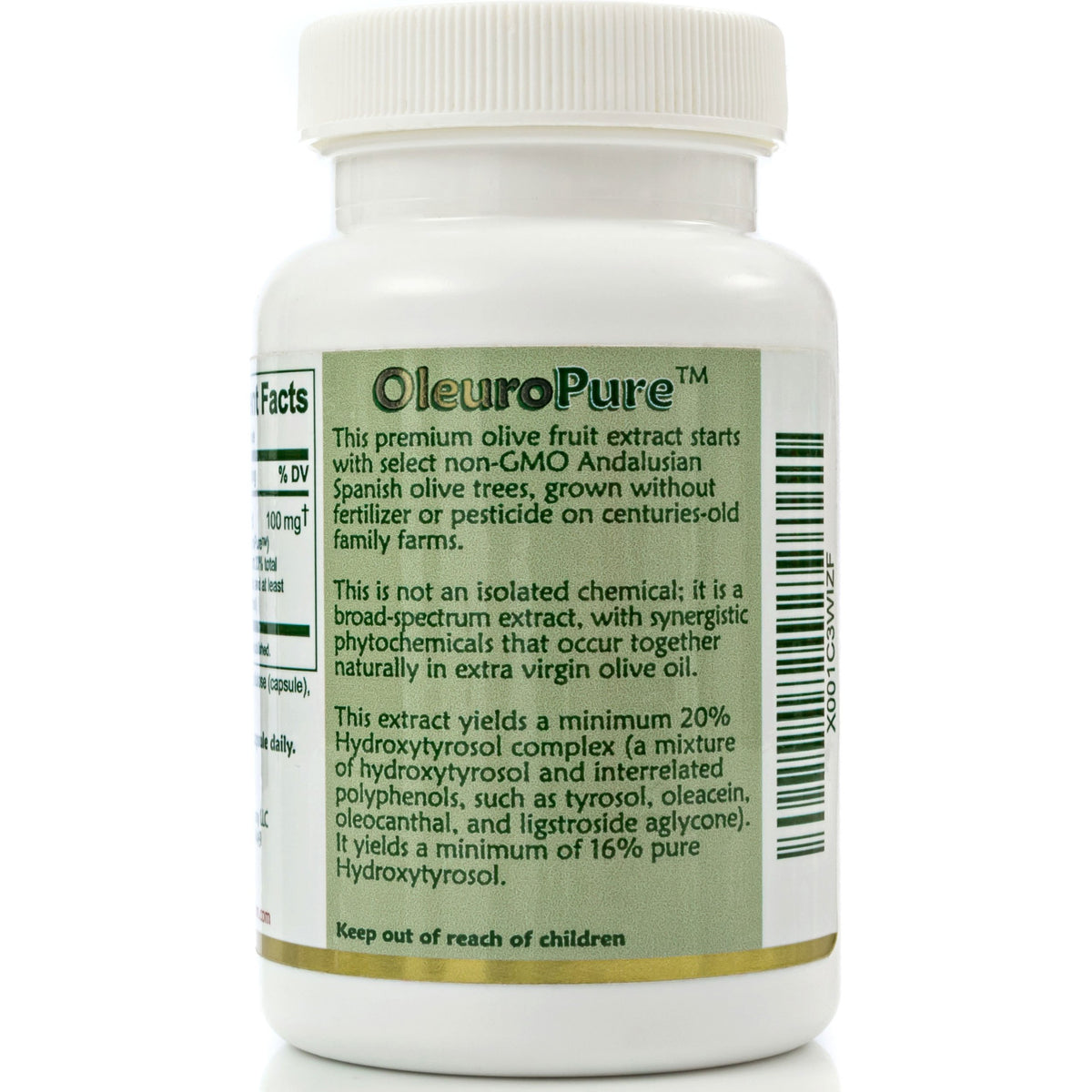 Vue d'ensemble de la boîte de Complément Hydroxytyrosol d'Island Nutrition