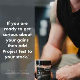 Vue d'ensemble des capsules d'Anabolic Warfare Project Test