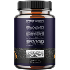 Vue d'ensemble des capsules d'huile de graines noires Natures Craft
