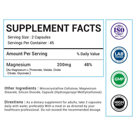 Vue d'ensemble des capsules de magnésium American Choice