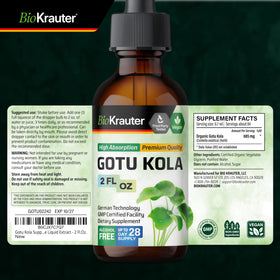 Vue d'ensemble des produits BIO KRAUTER avec la teinture Centella Asiatica