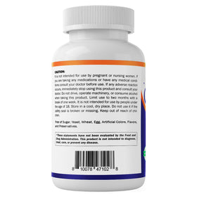 Vue d'ensemble du flacon de mélatonine Vitamatic sur une table