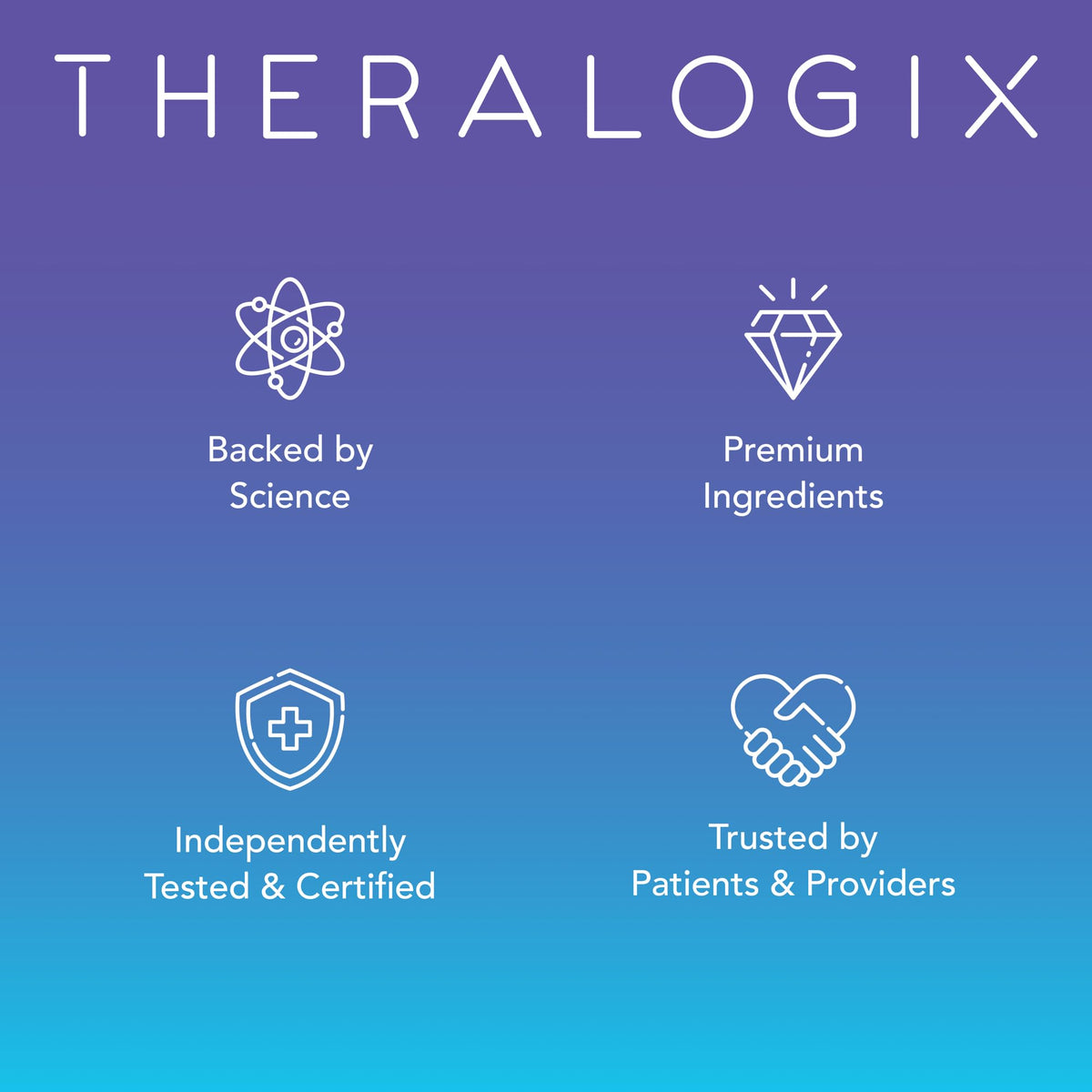 Vue de côté de l'emballage du kit Ovasitol Theralogix