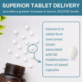 Vue de côté de la boîte de Igennus Vitamine D3 1000 IU