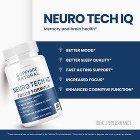 Vue de côté de la boîte de Neuro Tech IQ