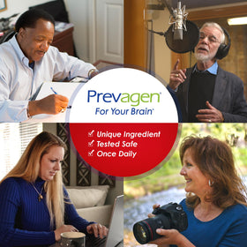 Vue de côté de la boîte de Prevagen Complément Alimentaire