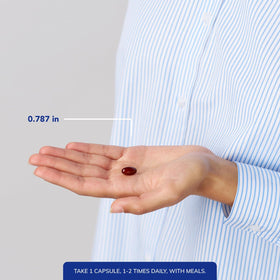 Vue de côté de la boîte de Pure Encapsulations Ubiquinol-QH 50 mg