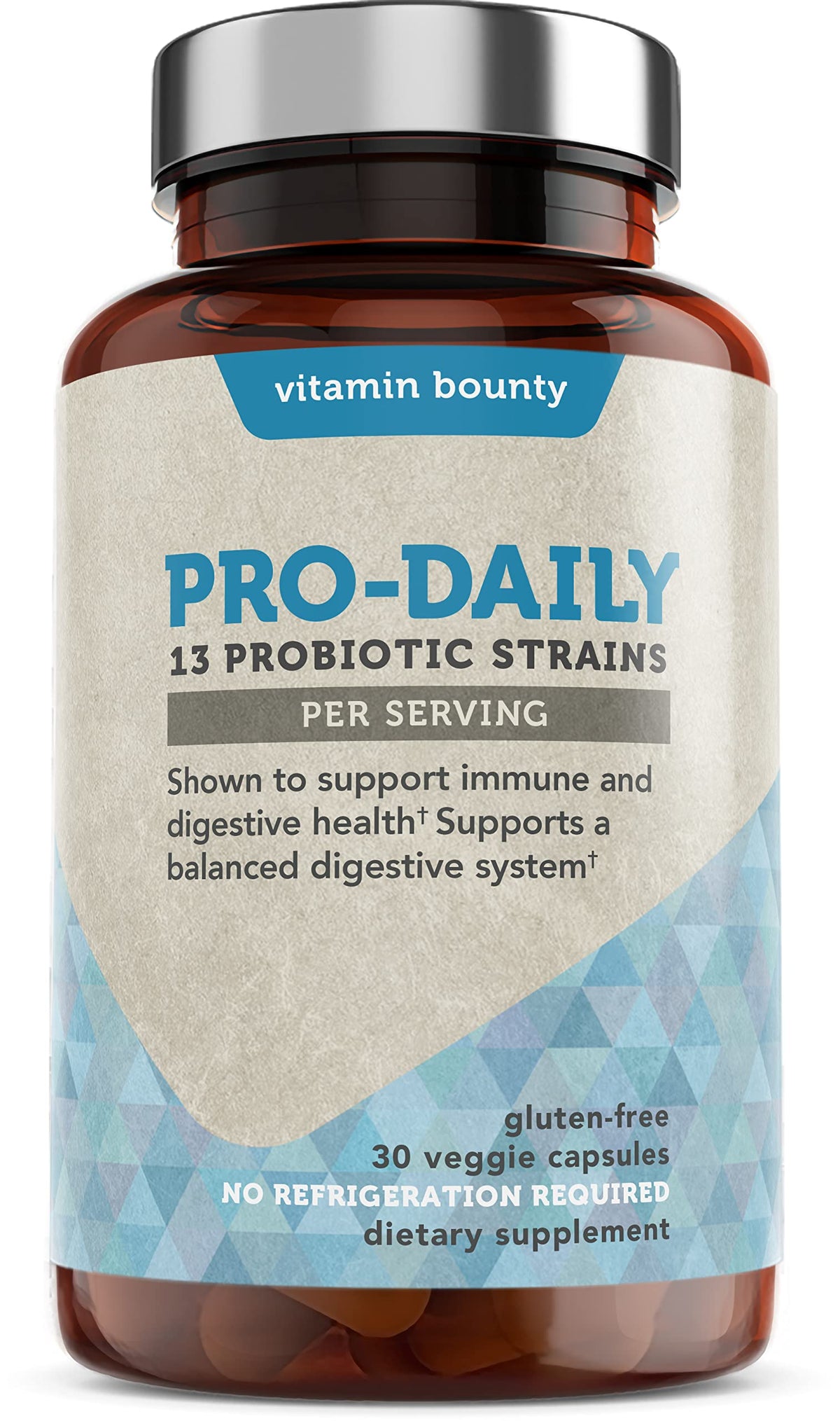 Vue de côté de la boîte de Vitamin Bounty Pro-Daily Probiotique