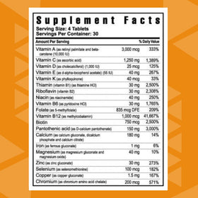 Vue de côté de la boîte de Youngevity Tangy Tangerine 2.0 comprimés