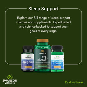Vue de côté de Swanson Apigénine 50 mg 90 capsules