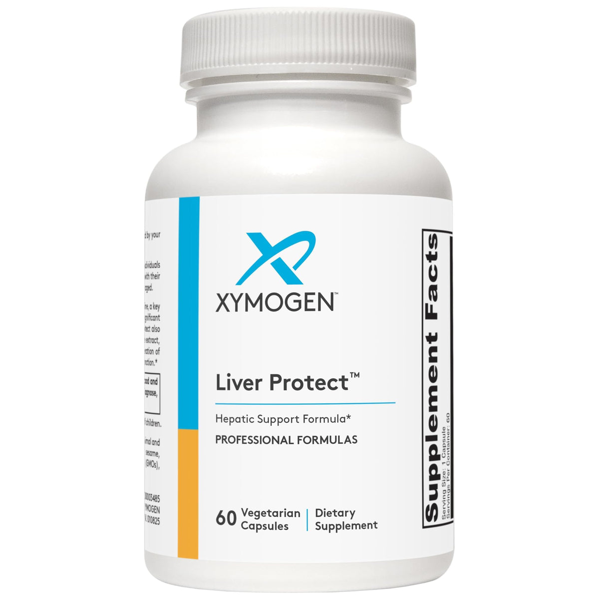 Vue de côté de XYMOGEN Protecteur du Foie 60 Capsules