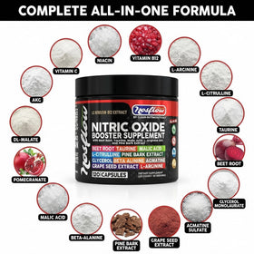 Vue de côté des capsules de Clean Nutraceuticals NosFlow