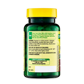 Vue de côté des capsules de ginseng Panax Convergence