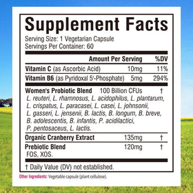 Vue de côté des capsules de probiotiques Innate Vitality