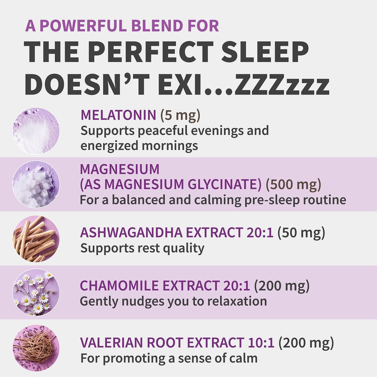 Vue de côté des capsules de sommeil MEDCHOICE