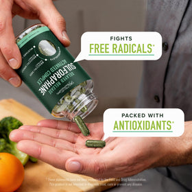 Vue de côté des capsules de Sulforaphane 50MG