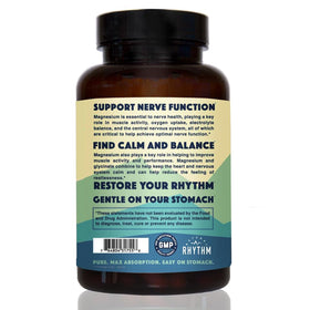Vue de côté des capsules Natural Rhythm Magnésium Glycinate