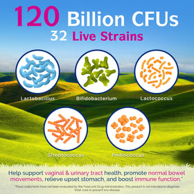 Vue de côté des capsules végétales Innate Vitality