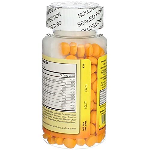 Vue de côté des Multivitamines Daily Vite de Nature's Blend