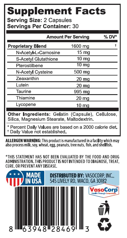 Vue de côté du complément alimentaire NeuropAWAY pour les yeux