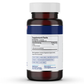 Vue de côté du flacon d'AgeImmune Lithium Orotate 10mg