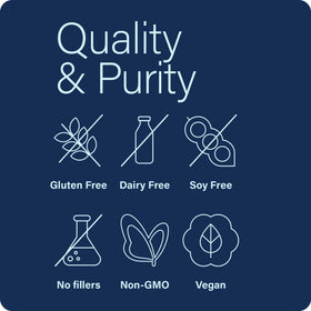 Vue de côté du flacon de daily Gold Enzyme Science
