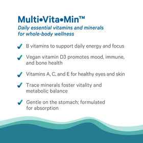 Vue de côté du flacon de multivitamines PURE SYNERGY