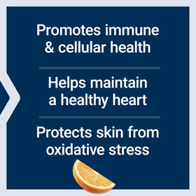 Vue de côté du flacon de Vitamine C 24h Liposomal Life Extension