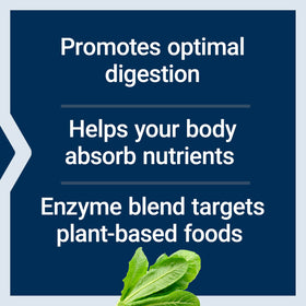 Vue de côté du flacon Life Extension Multi-Enzymes