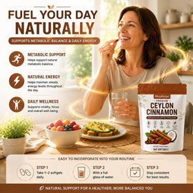 Vue de côté du flacon Lumine Organics Ceylon Cinnamon