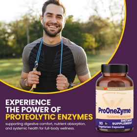 Vue de côté du flacon WellnessOne ProOneZyme
