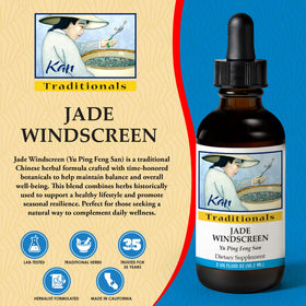 Vue de côté du Kan Herb Jade Windscreen 60 ml
