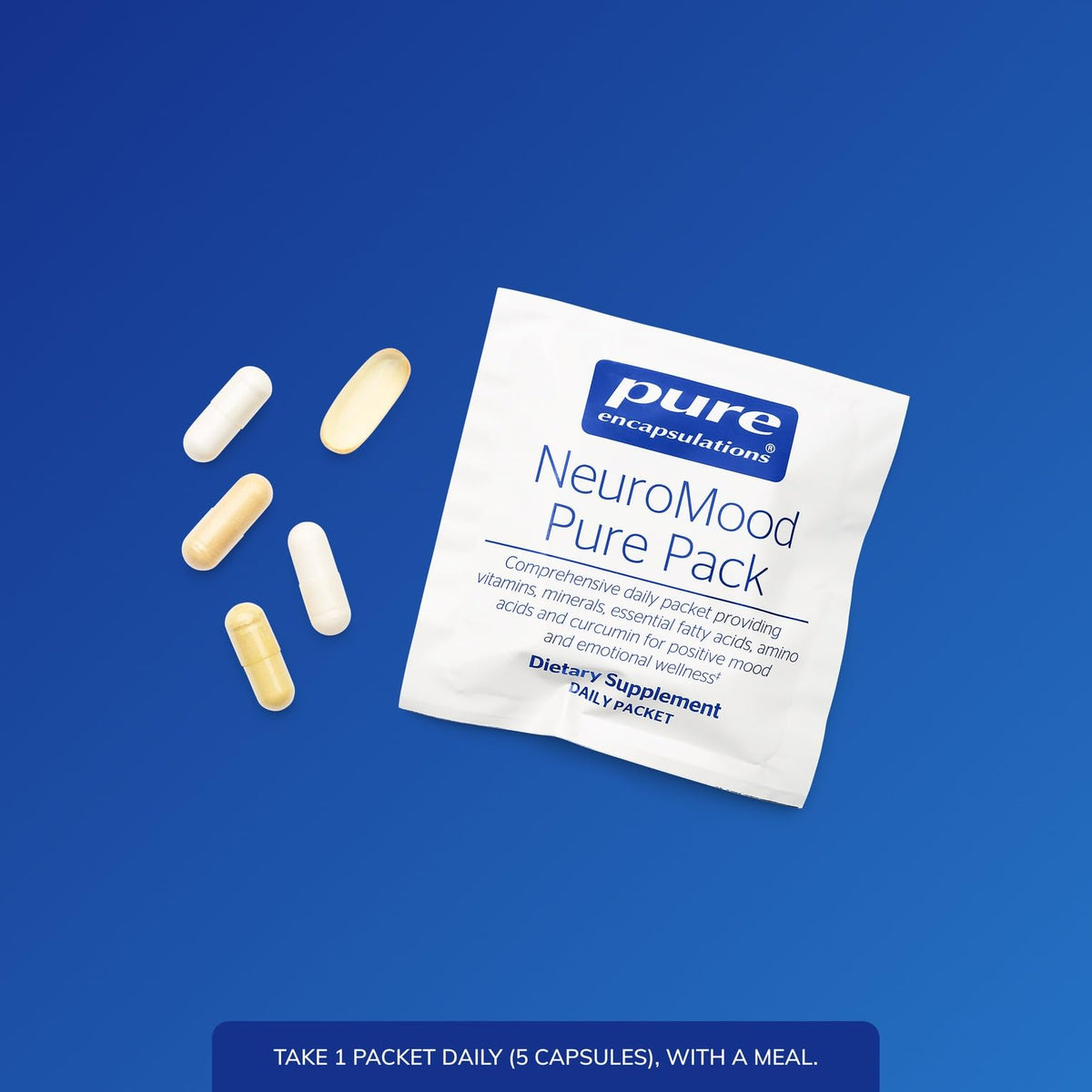 Vue de côté du Pure Encapsulations NeuroMood Pure Pack
