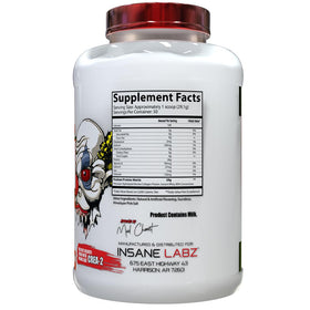 Vue de derrière du pot de protéine Insane Labz ProLean