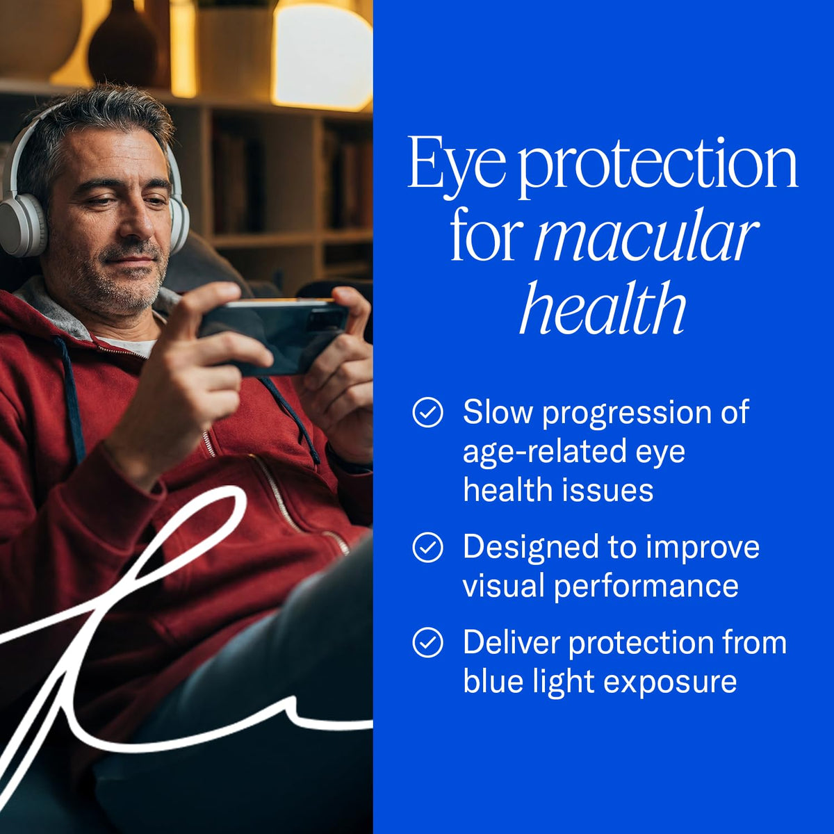 Vue de dessus de l'emballage EyePromise Santé Maculaire