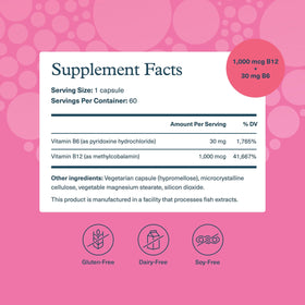 Vue de face de la boîte Youtheory B12B6 60 capsules