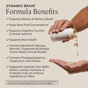 Vue de face des capsules Dynamic Brain BacoMind®