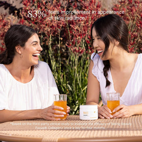 Vue de l'arrière de la boîte de Beauty Focus Collagen+