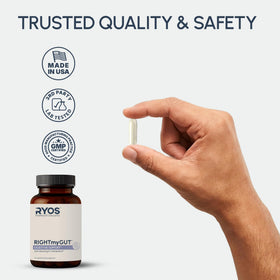Vue de l'arrière du flacon RYOS Multi-Enzymes