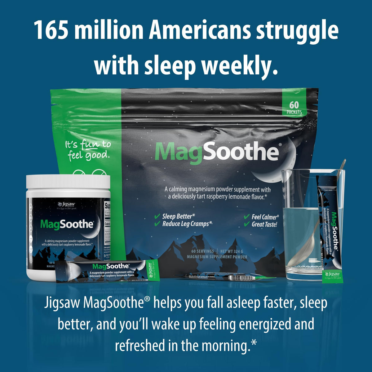 Vue de l'arrière du pot de Jigsaw Health MagSoothe