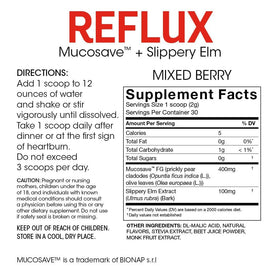 Vue de l'écorce de slippery elm dans le complément Reflux de Silver Fern