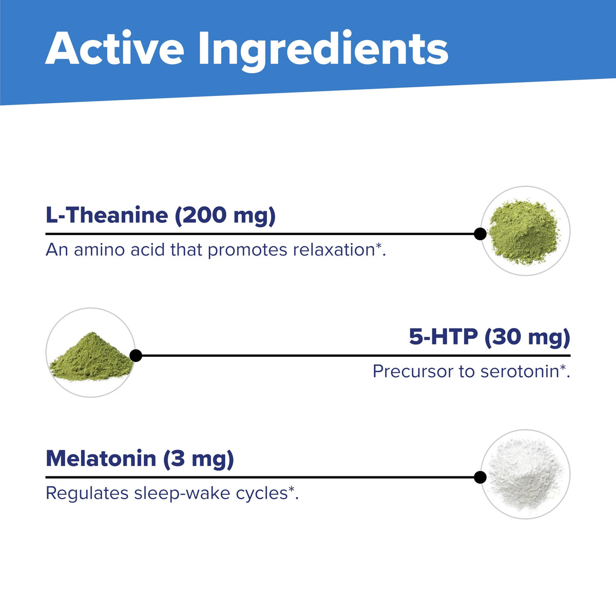 Vue de l'emballage de la Formule Calmante quality Source avec des informations nutritionnelles
